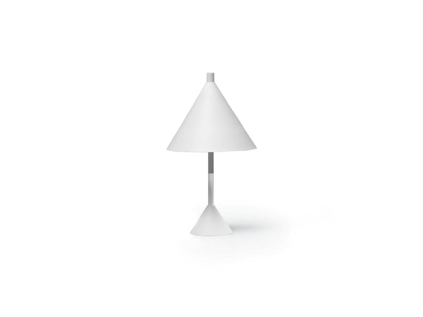 Lampada da Tavolo a LED Ø25xH45 cm in Metallo Indi Bianco sconto