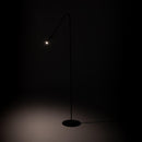 Lampada da Terra a LED 23x23xH145 cm in Metallo Vega Nero-2