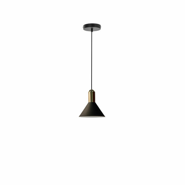 Lampada a Sospensione 16x16xH150 cm in Metallo Lince Nero sconto