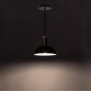 Lampada a Sospensione 20x20xH150 cm in Metallo Spica Nero-2