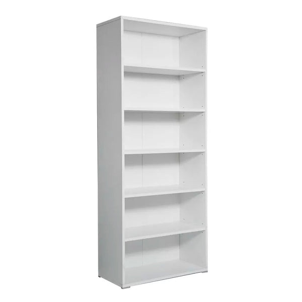 acquista Libreria 6 Ripiani 72,3x34,1x177,1 cm in Truciolare Nobilitato Bianca