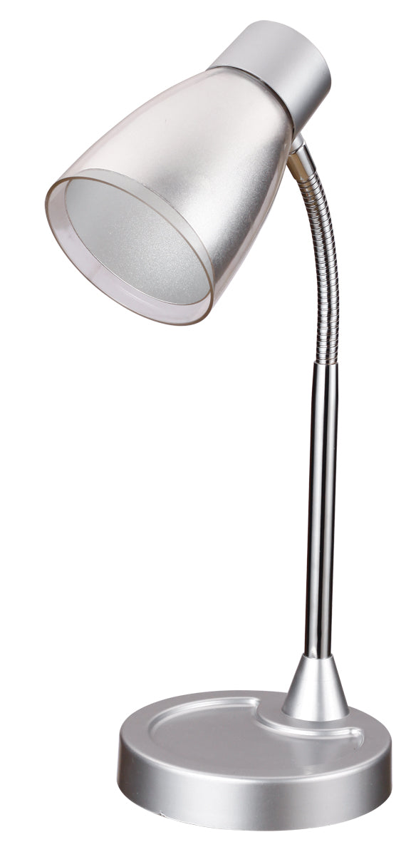 acquista Tischlampe verstellbar Silber Metall Kunststoff Innen Modern E14 Umwelt LDT055ARK