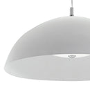 Lampadario a sospensione Bianco Alluminio Doppio Fascio di Luce Led 33 watt Luce Naturale Ambiente LED-DOLOMITE-S45-3