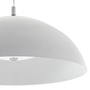 Sospensione Alluminio Bianco Doppio Fascio di Luce Lampadario Moderno Led 75 watt Luce Naturale Ambiente LED-DOLOMITE-S65-3