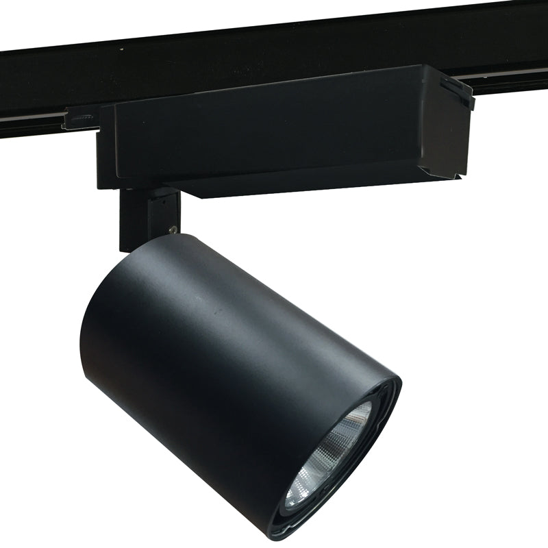 Faretto Binario Alluminio Pressofuso Nero Satinato Led 30 watt Luce Calda Intec LED-EAGLE-B-30WC-2