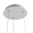 Lampadario sospeso Moderno Tondo Bianco Metallo Acrilico Led 34 watt Luce Naturale Ambiente LED-ETERNITY-S50-3