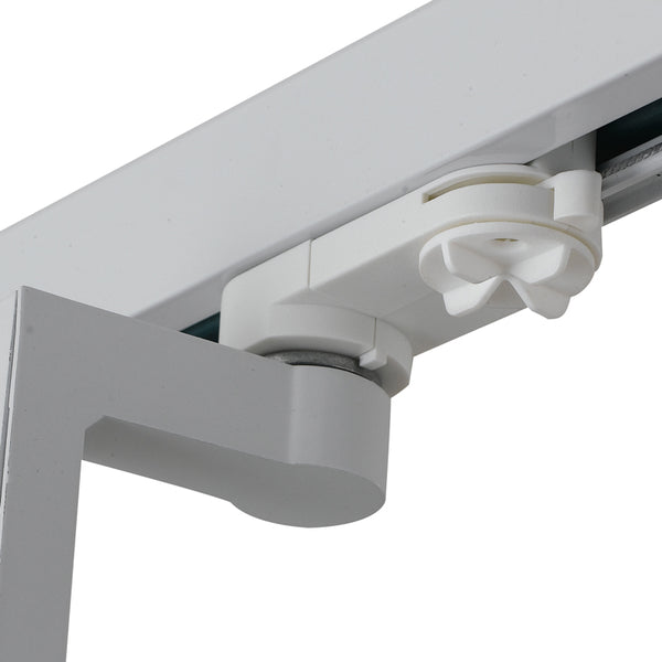 Strahler Stromschiene Weiß Satin Aluminium E27 Intec LED-EXPRESS prezzo