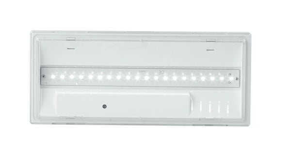 sconto Deckenleuchte Notleuchte Wasserdichtes Polycarbonat Led 3 Watt 4000 K Intec LED-HELP-12