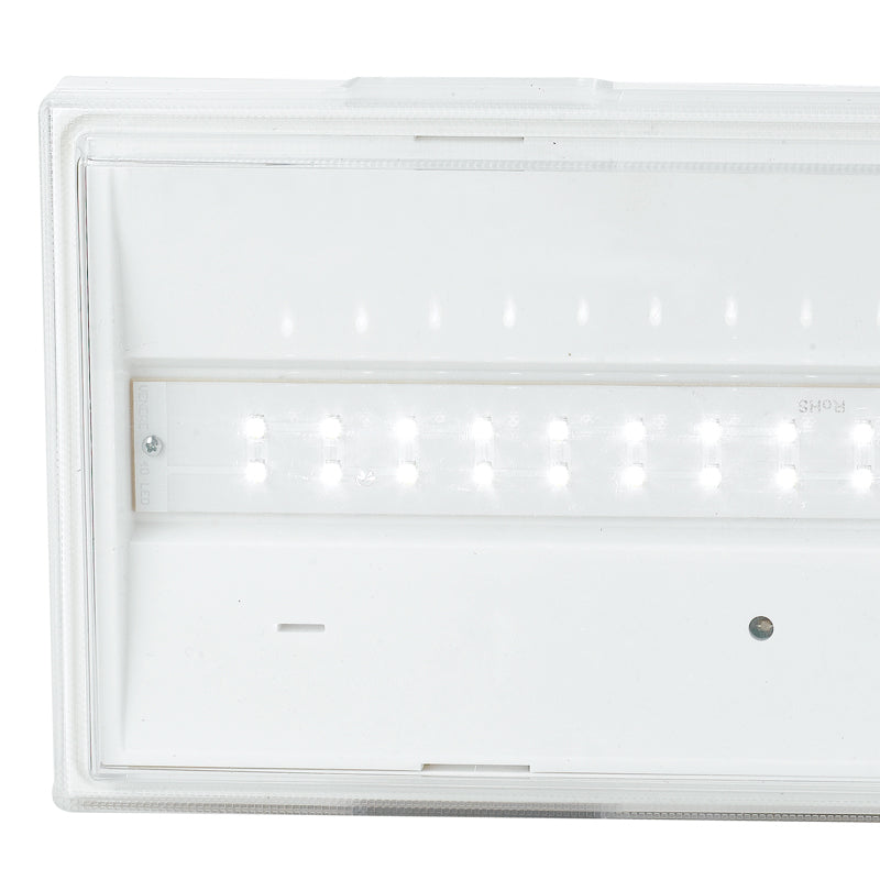 Lampada Emergenza Policarbonato Plafoniera Led 4 watt Luce Naturale Intec LED-HELP-30-2