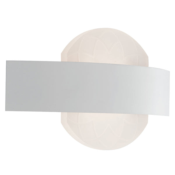 sconto Wandleuchte Minimal White Metal Acryl Led 10 Watt Natürliches Umgebungslicht LED-HIMALAYA-AP