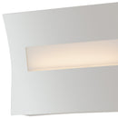 Applique Rettangolare Metallo Bianca Lampada da Parete Led 6 watt Luce Naturale Ambiente LED-HORIZON-AP20-2