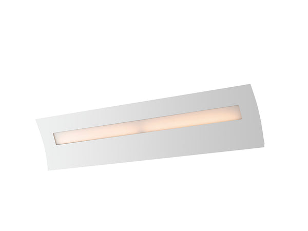 sconto Minimale Wandleuchte Rechteckiges Metall Weiße Led 18 Watt Natürliches Umgebungslicht LED-HORIZON-AP60