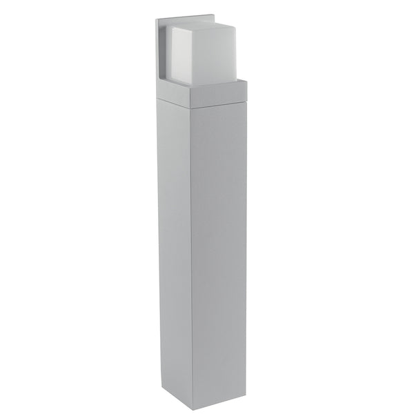 online Außenmast Aluminium Diffusor Cubic White Led 10 Watt Warm Light Intec LED-NISMO-P60