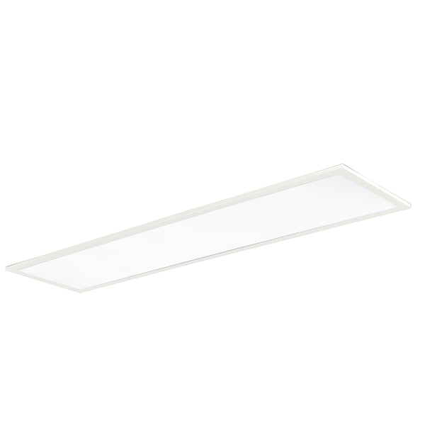 sconto Einbau Gipskarton rechteckig Weiß Aluminium Led 40 Watt Kaltlicht Intec LED-PANEL-F-30X120