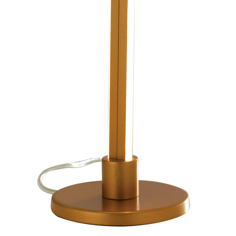 Lampada da Tavolo Oro Rosso Alluminio Profilo Led 7,5 watt Luce Calda Ambiente LED-SINATRA-L-3