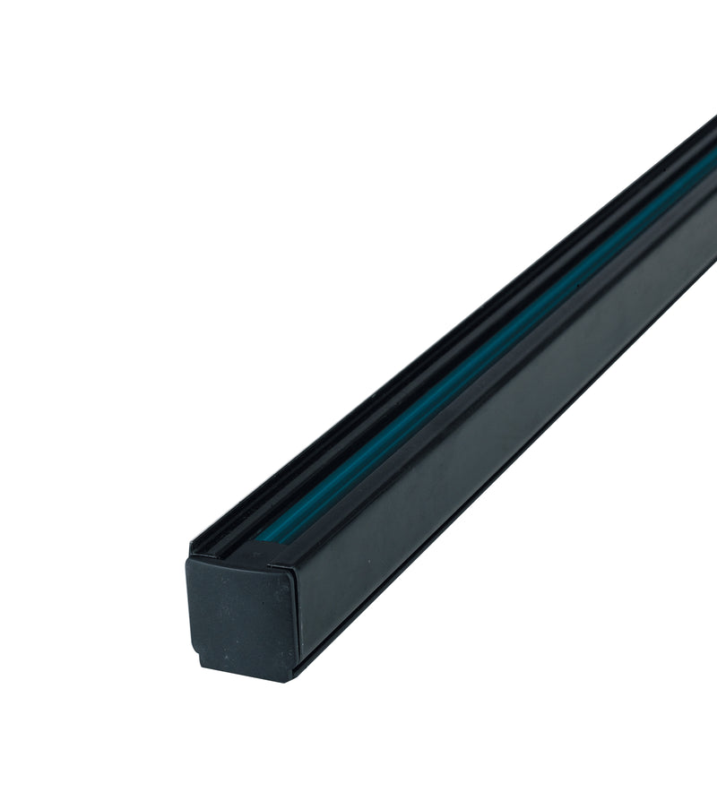 Binario Elettrificato Trifase Alluminio Nero 3 m Intec LED-TRACK-3M-1