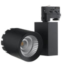 Faretto Binario Nero Alluminio Pressofuso Led 40 watt 4000 kelvin Intec LED-TRAIN-B-40WM-1