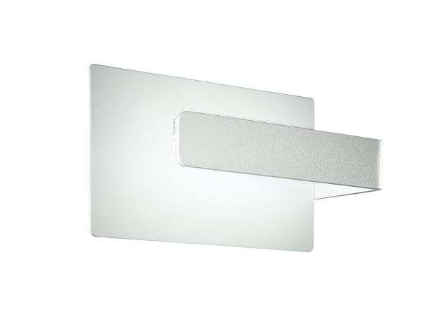 prezzo Wandleuchte Moderne LED-Wandleuchte aus geprägtem Weißaluminium 4 Watt Warmes Licht Intec LED-W-LAMBDA / 4W