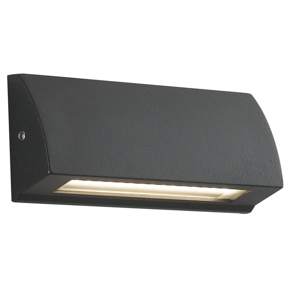 Step Marker Spotlight Lichtaustritt nach unten Aluminium Schwarz Led 4 Watt Natural Light Intec LED-W-SHELBY-130 prezzo