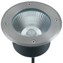 Faretto Calpestabile Tondo Acciaio Inox Pavimeto Rialzato Led 15 watt Luce Naturale Intec LED-WALK-R14-2