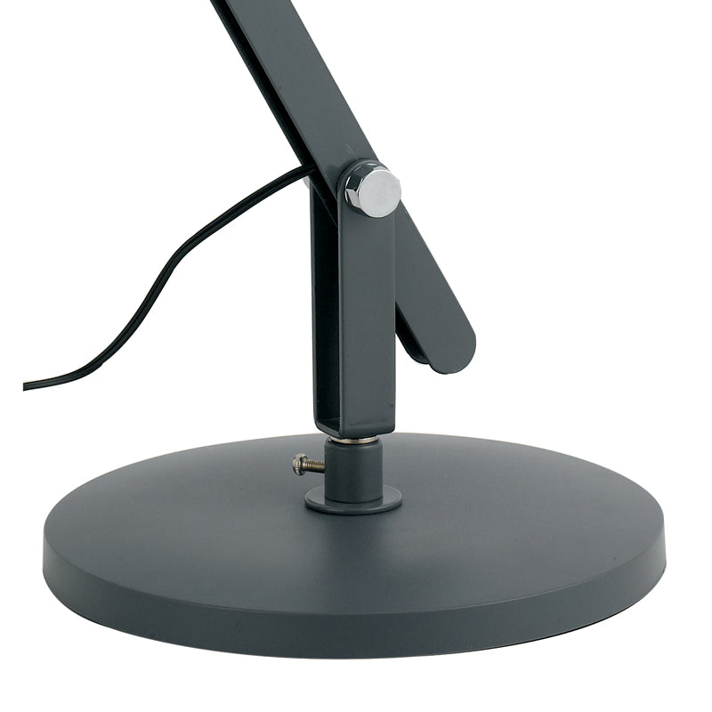 Lampada per Lettura Grigio Nero Metallo Plastica Lume Moderno Led 6 watt Luce Naturale Ambiente LEDT-LOCKE-3