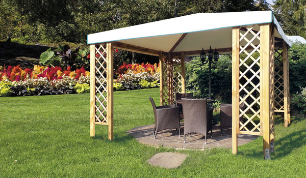 Gartenpavillon mit 3x3m Holzgittern prezzo