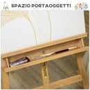 Cavalletto Treppiede da Pittura 65x110x180-235 cm in Legno Naturale-6