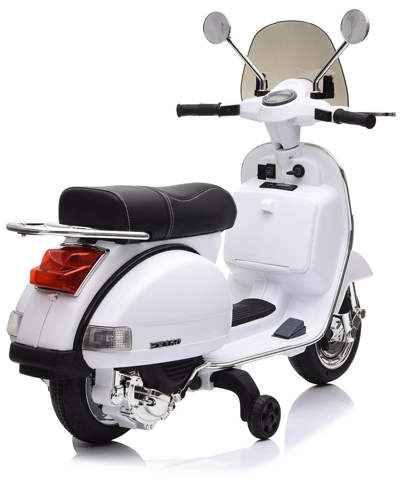 Piaggio Vespa PX150 Full Elettrica 12V per Bambini Bianca-8