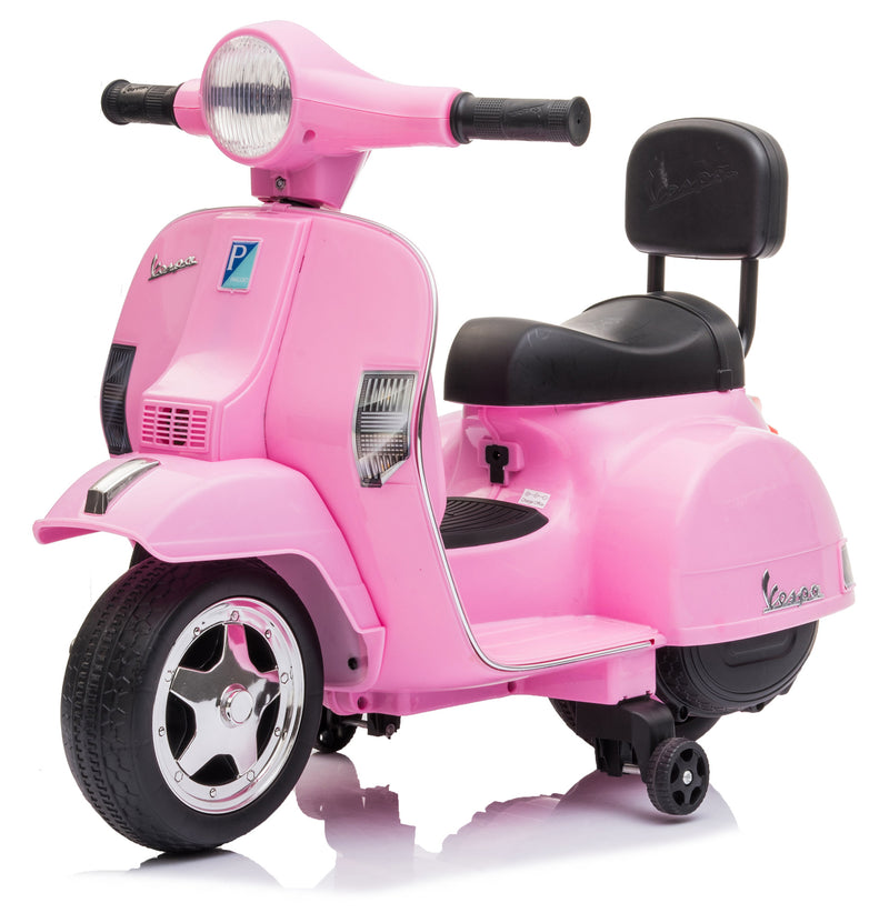 Piaggio Mini Vespa PX150 Elettrica 6V per Bambini Rosa-1