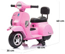 Piaggio Mini Vespa PX150 Elettrica 6V per Bambini Rosa-5