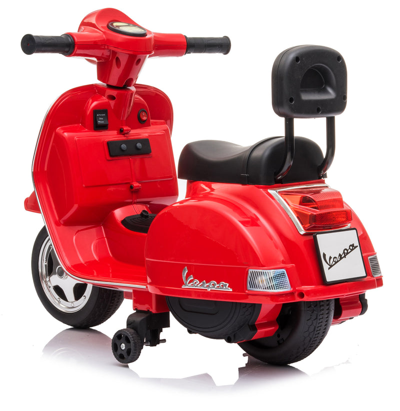 Piaggio Mini Vespa PX150 Elettrica 6V per Bambini Rossa-4