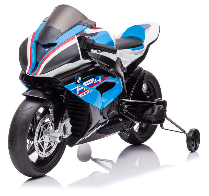 Moto Elettrica per Bambini 12V BMW HP4 Race Blu-1