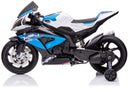 Moto Elettrica per Bambini 12V BMW HP4 Race Blu-2