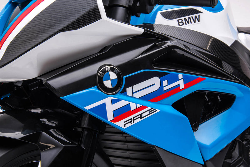 Moto Elettrica per Bambini 12V BMW HP4 Race Blu-9