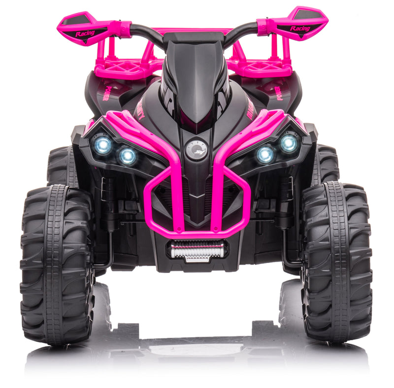 Quad Elettrico per Bambini 12V ATV 1.0 Rosa-6