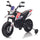 Elektromotorrad für Kinder 12V Aprilia Motocross RX125 Weiß