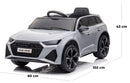 Macchina Elettrica per Bambini 12V Audi RS6 Grigia-5