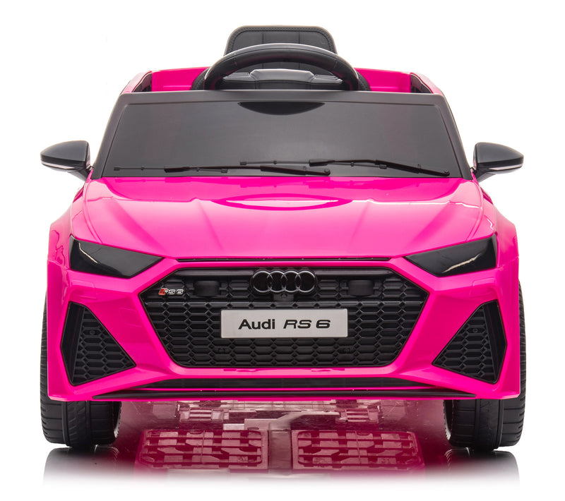 Macchina Elettrica per Bambini 12V Audi RS6 Rosa-3