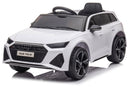 Macchina Elettrica per Bambini 12V Audi RS6 Bianca-1