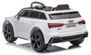 Macchina Elettrica per Bambini 12V Audi RS6 Bianca-3