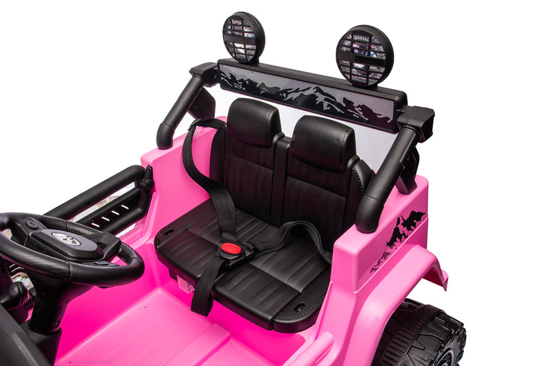 Macchina Elettrica per Bambini 12V Toyota Cruiser Rosa-5