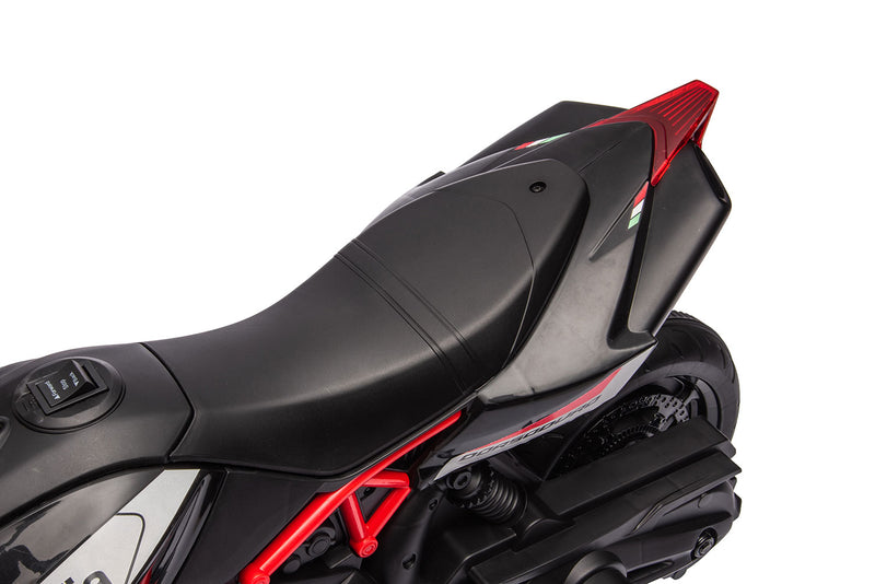 Moto Elettrica per Bambini 6V Aprilia Dorsoduro Small Nera-6