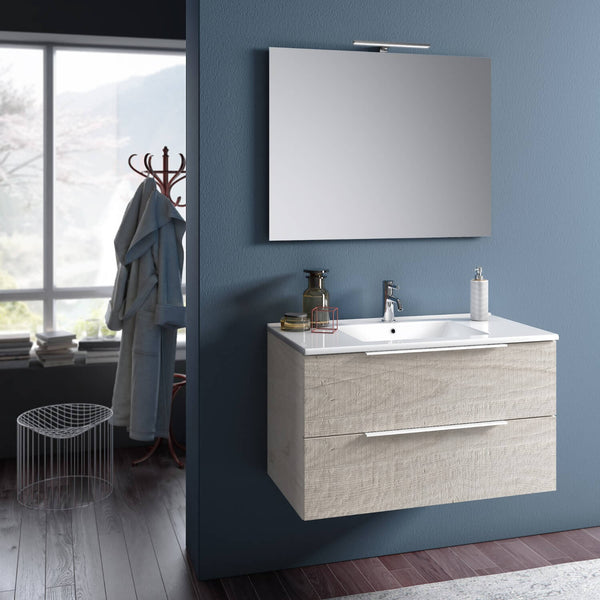 prezzo Badezimmer-Hängeschrank 81 cm TFT Luna Natural Sherwood