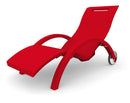 Lettino Chaise Longue da Esterno Giardino Inclinabile con Ruote Arkema Serendipity-1