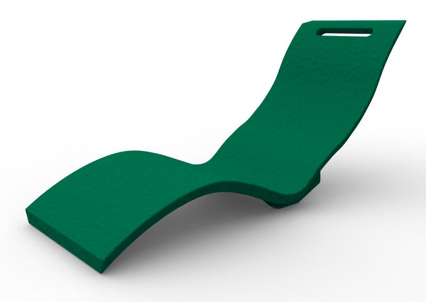 acquista Lettino Chaise Longue Riscaldata da Esterno Giardino Seduta a Terra Arkema Serendipity Hybrida Verde Scuro