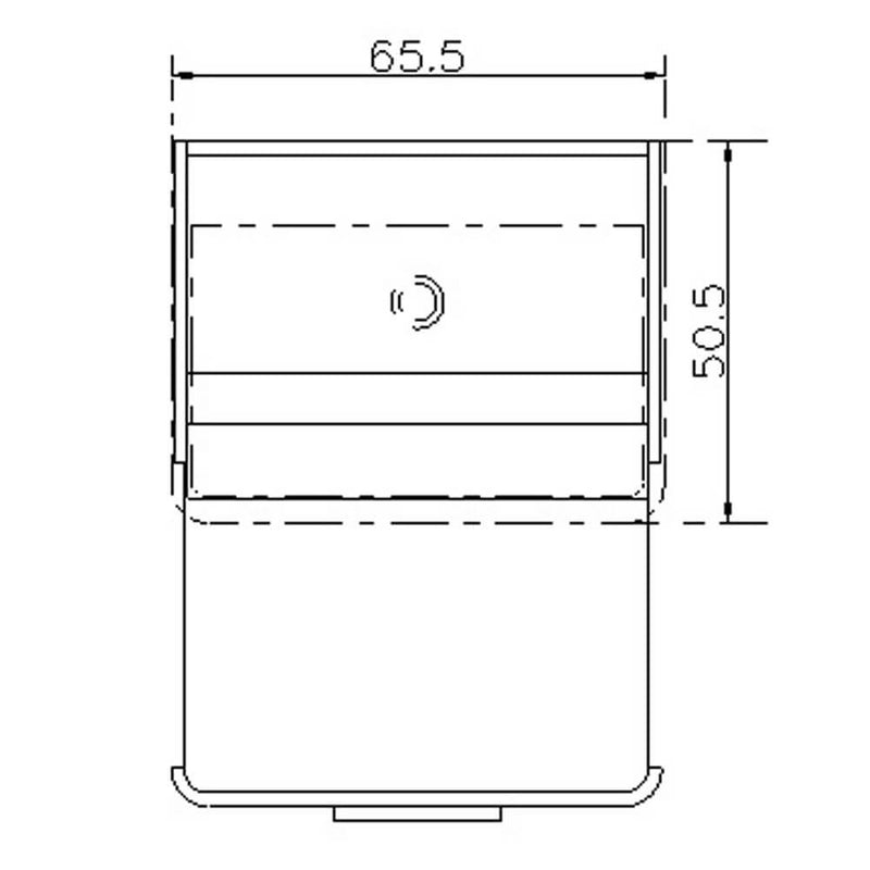 Mobile Lavatoio Sospeso 65,5x50,5x56 cm 1 Cassetto Montegrappa Novella Dipiù Bianco-8