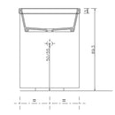 Mobile Lavatoio 65,5x50,5x87 cm 2 Ante Montegrappa Novella Dipiù Bianco-6