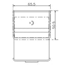 Mobile Lavatoio 65,5x50,5x87 cm 2 Cassetti Montegrappa Novella Dipiù Bianco-8