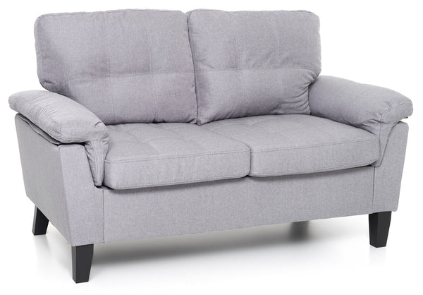 prezzo 2-Sitzer-Sofa 145 x 78 x 95 cm in grauem Stoff