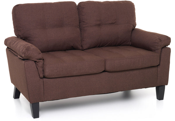 prezzo 2-Sitzer-Sofa 145 x 78 x 95 cm in braunem Stoff